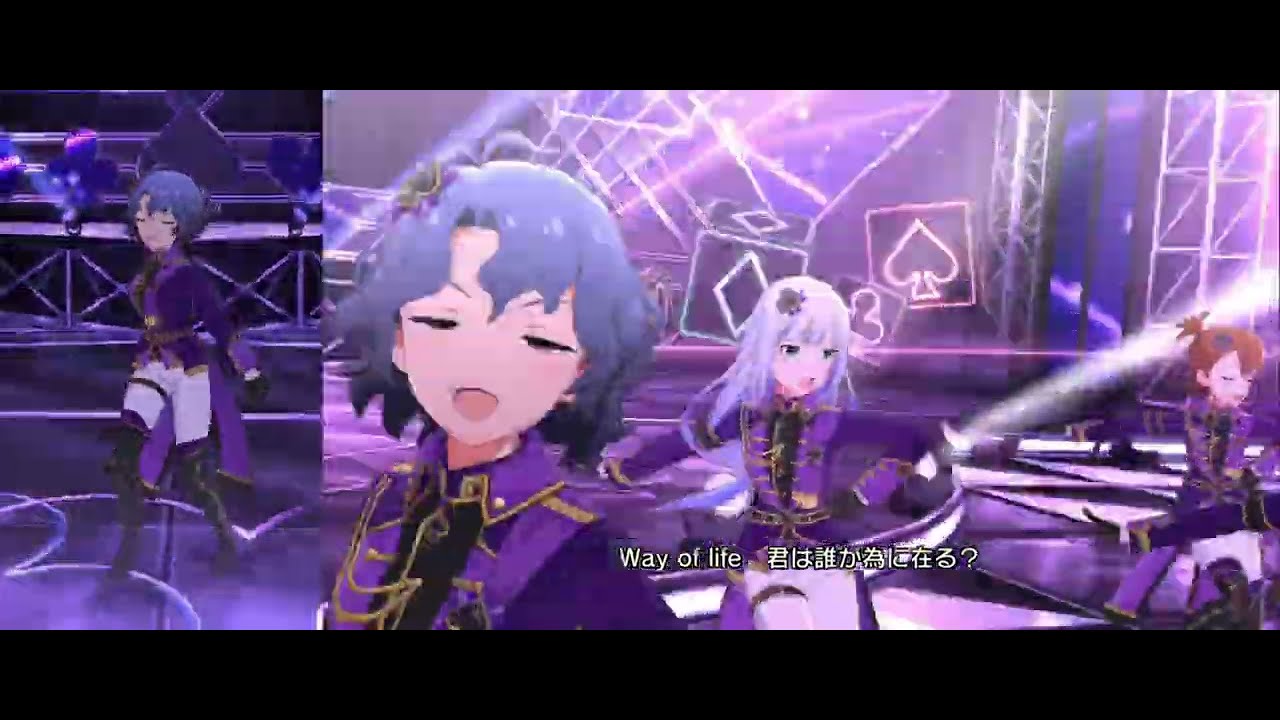 [ミリシタ(MV Full-Width/Solo)] ESPADA - SHADE OF SPADE/Fuuka