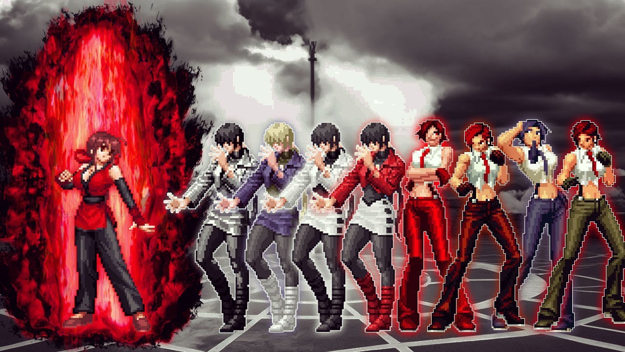 [KOF Mugen] Moe Vs Vanessa, Shermie Team