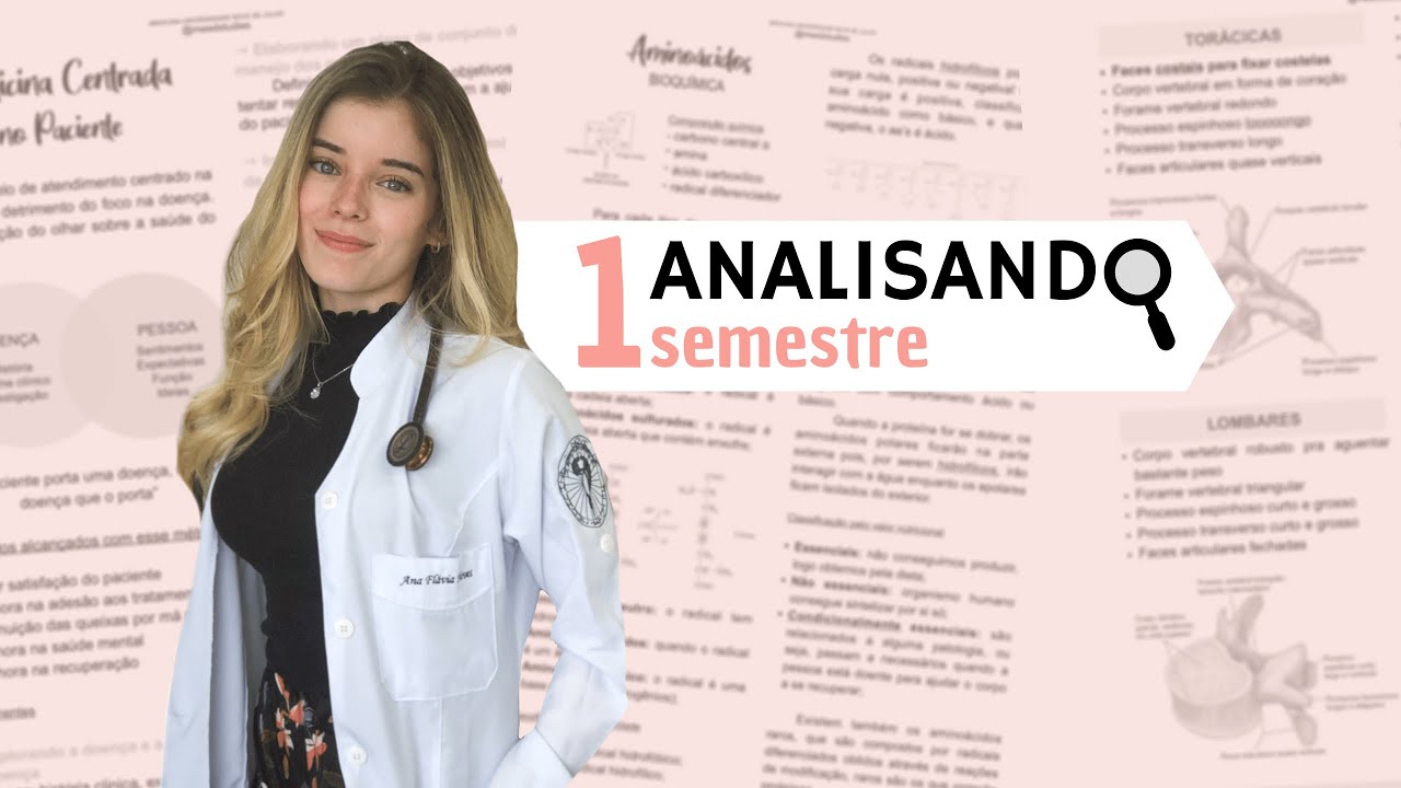 ANALISANDO 1º SEMESTRE DE MEDICINA