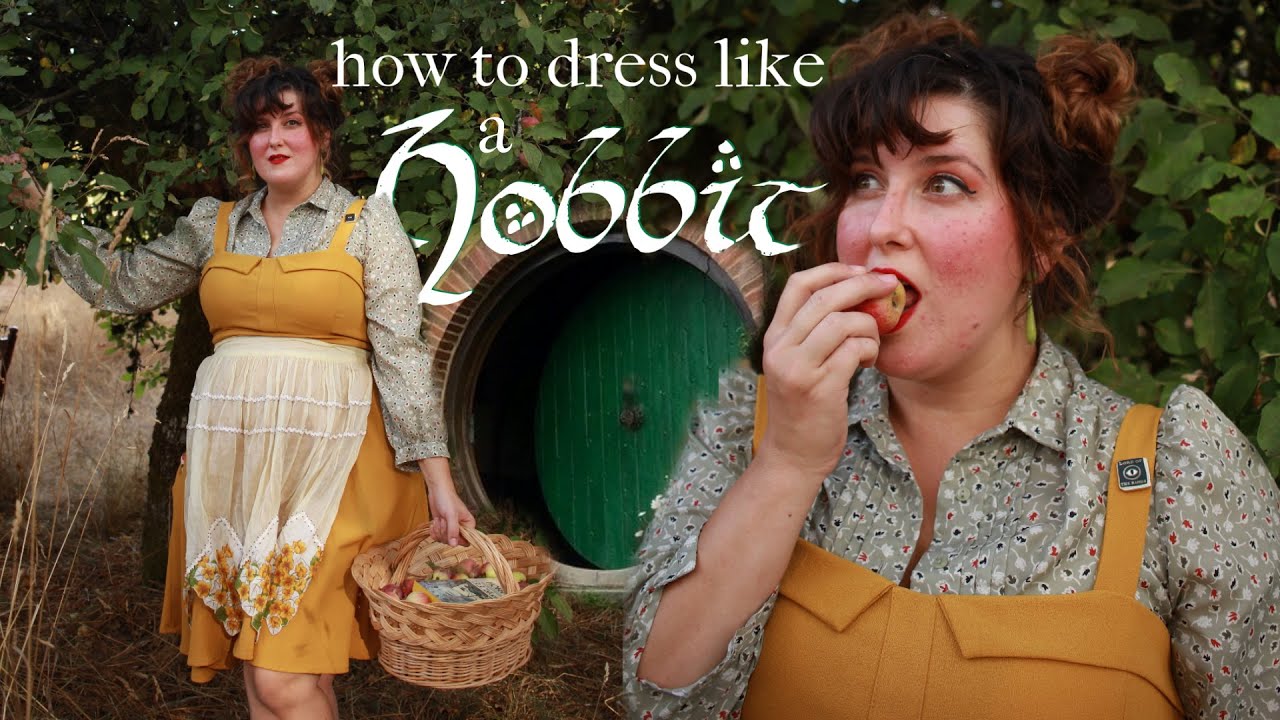How to dress like a hobbit || dressing hobbitcore for a week while curating a hobbit wardrobe