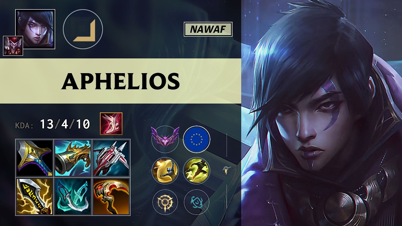 (Nawaf) Aphelios ADC vs Jinx - EUW Master Patch 26.13