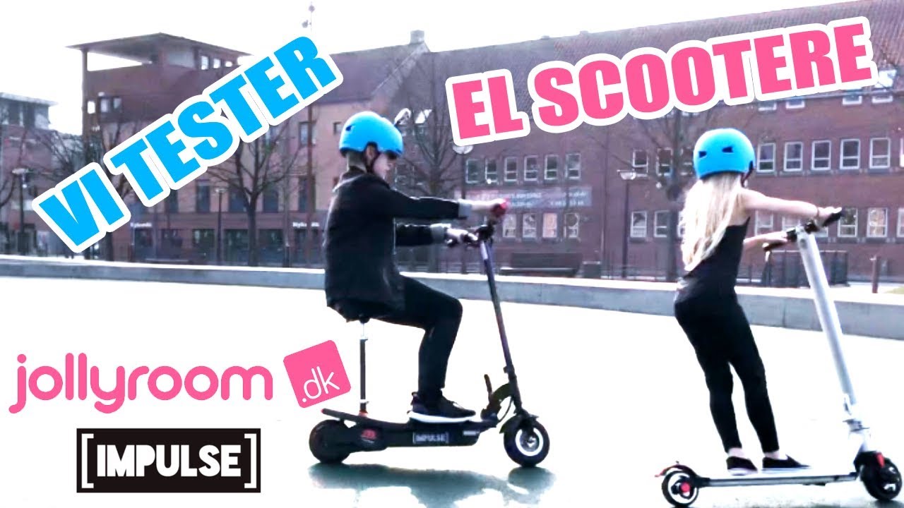 Vores el-scootere kører op til 20 km i timen - nu på tilbud hos Jollyroom 😆 REKLAME