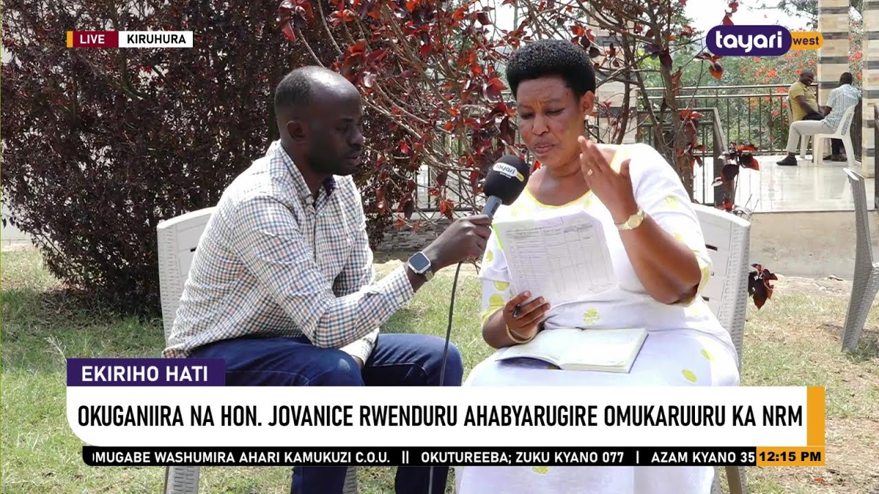 OKUGANIIRA NA HON. JOVANICE RWENDURU AHABYARUGIRE OMUKARUURU KA NRM  || 22.7.2025