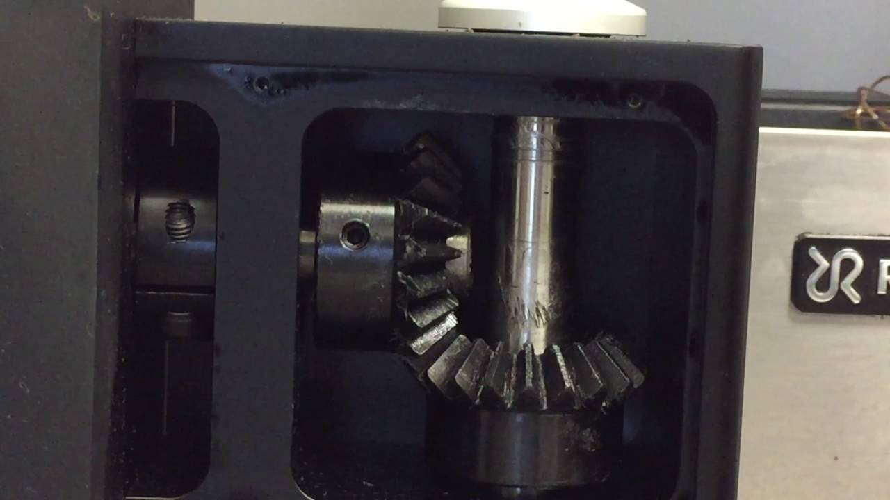 HG One grinder maintenance - Gearbox greasing