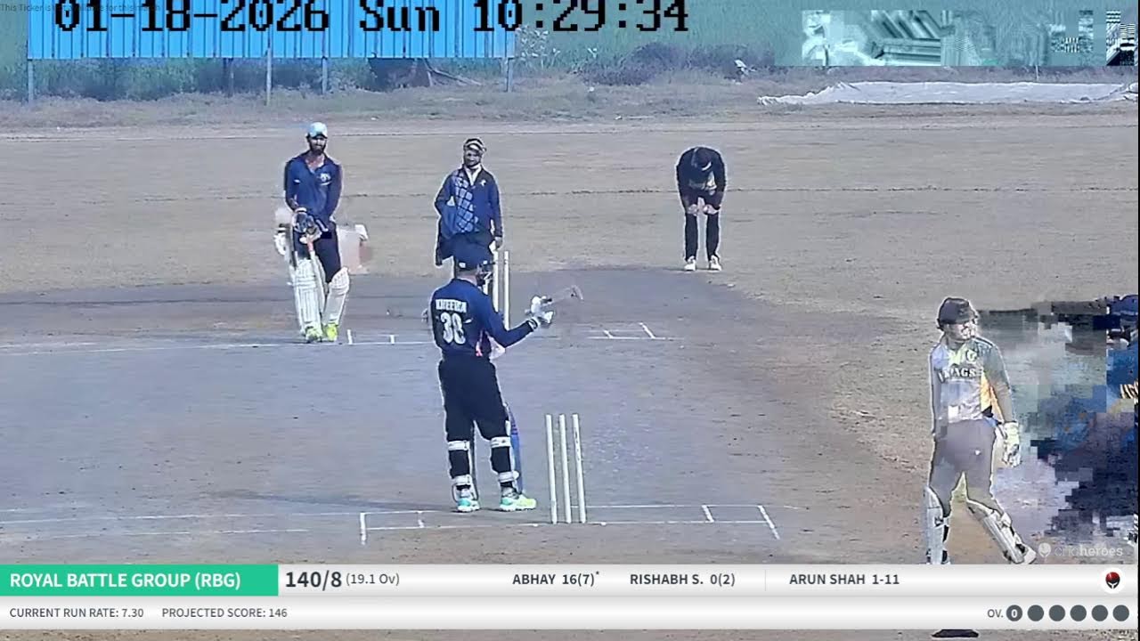 V KINGS CRICKET CLUB  VS  ROYAL BATTLE GROUP (RBG)