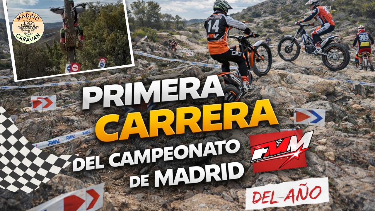 VLOG 3 || PRIMERA CARRERA DE TRIAL  DEL AÑO. CAMPEONATO DE MADRID