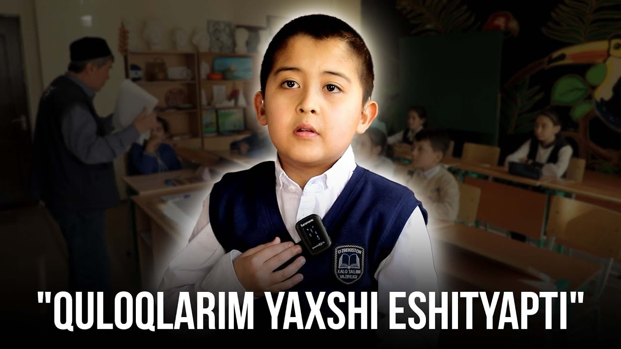 Zaif eshituvchi bolalar maktab- internatidan reportaj