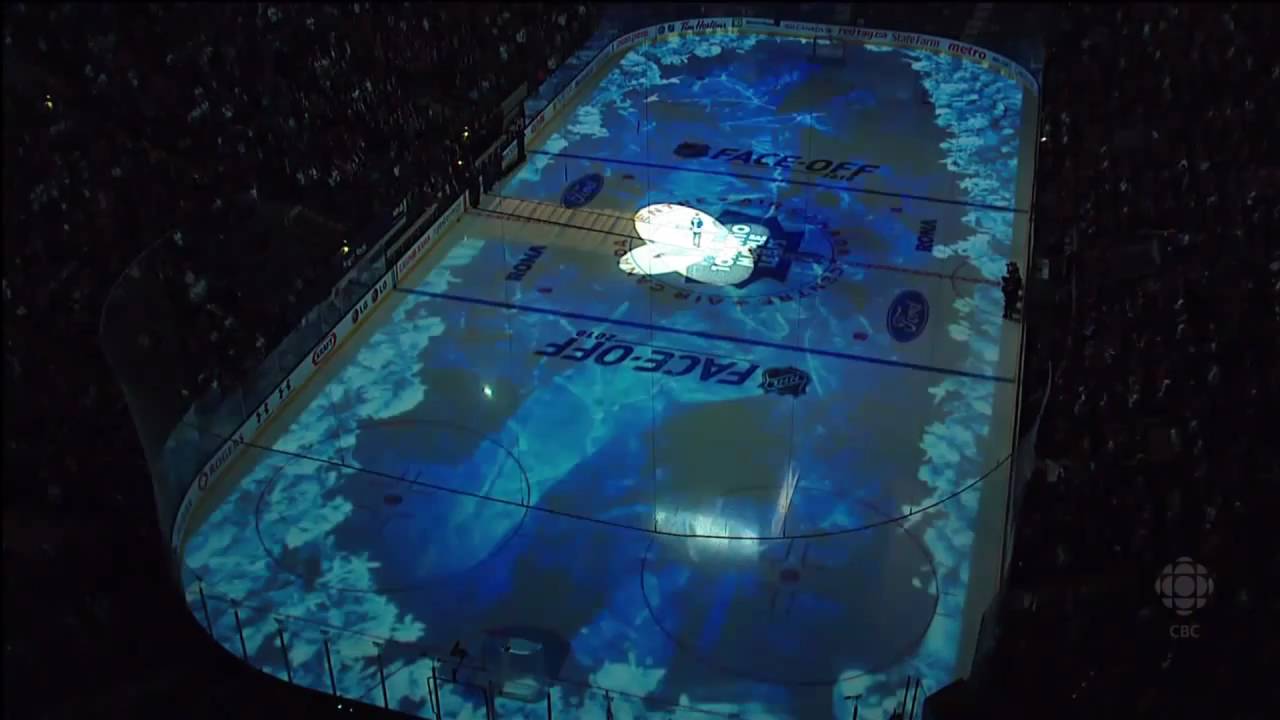 Toronto Maple Leafs Home Opener - Water Intro - Oct 7th 2010 (HD)