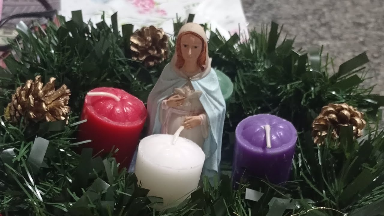 Como eu fiz minha coroa do advento
