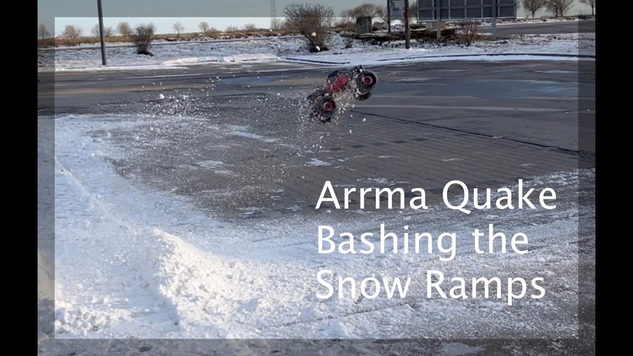 20260104 Arrma Quake Snow Ramps Bashing   HD 720p