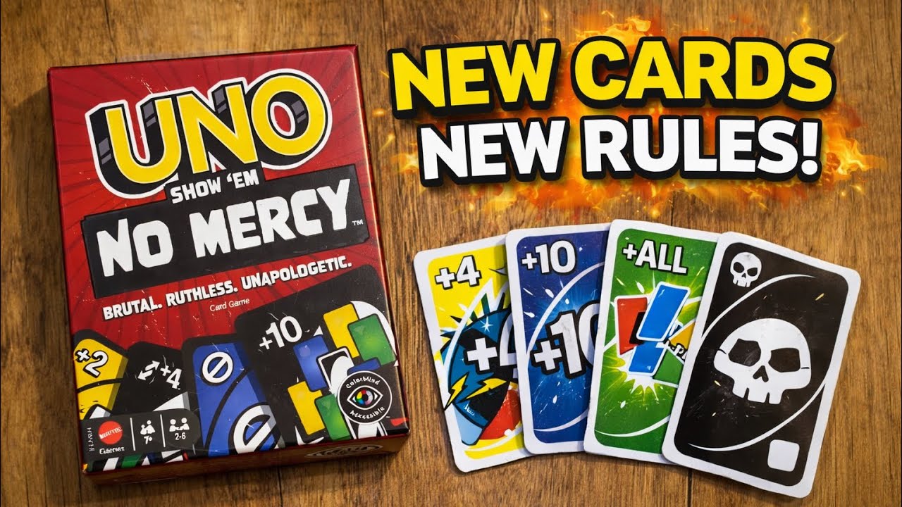 UNO CARDS | NO MERCY | NEW CARDS | NEW RULES | 