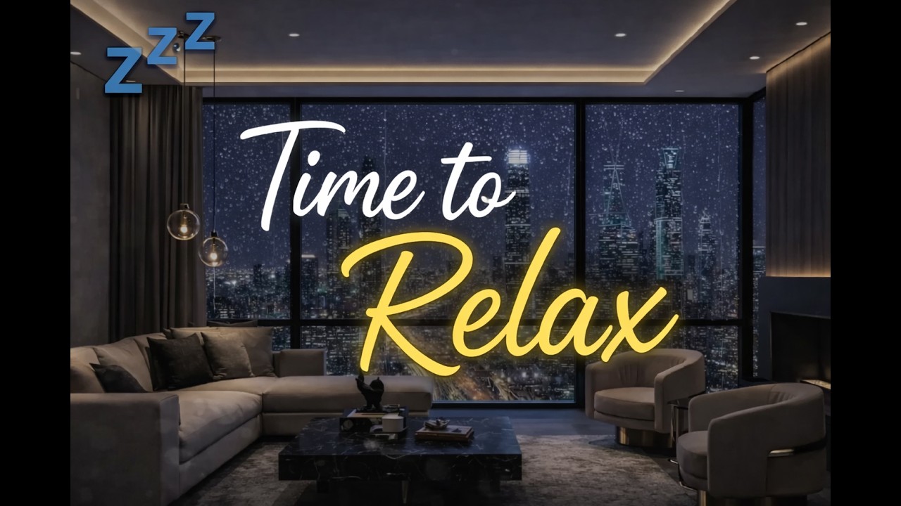 Ultimate Sleep Experience 💤 Rain & City Lights for Deep Sleep and Relaxation