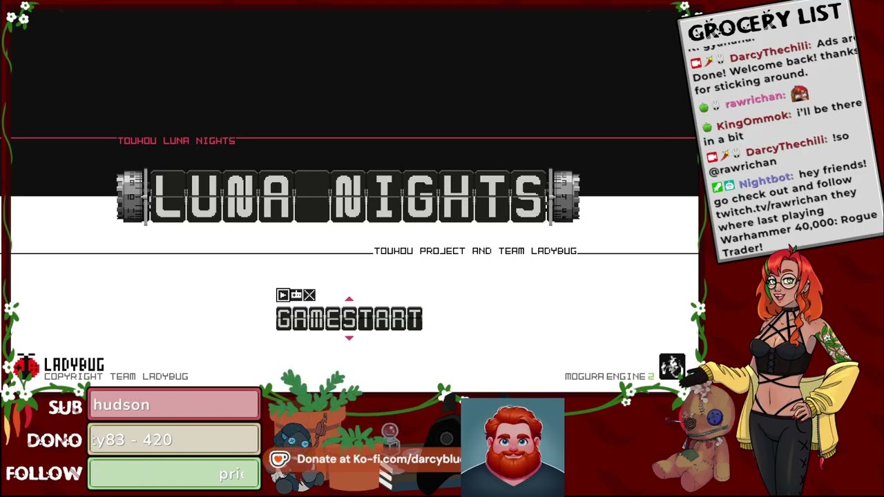 festive bullethell Metroidvania action with Touhou Luna knights!