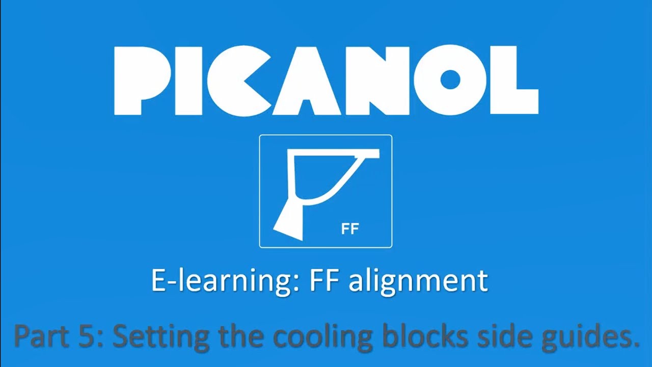 FF Alignment OptiMax-i part 5 of 6: Setting the side guides cooling blocks