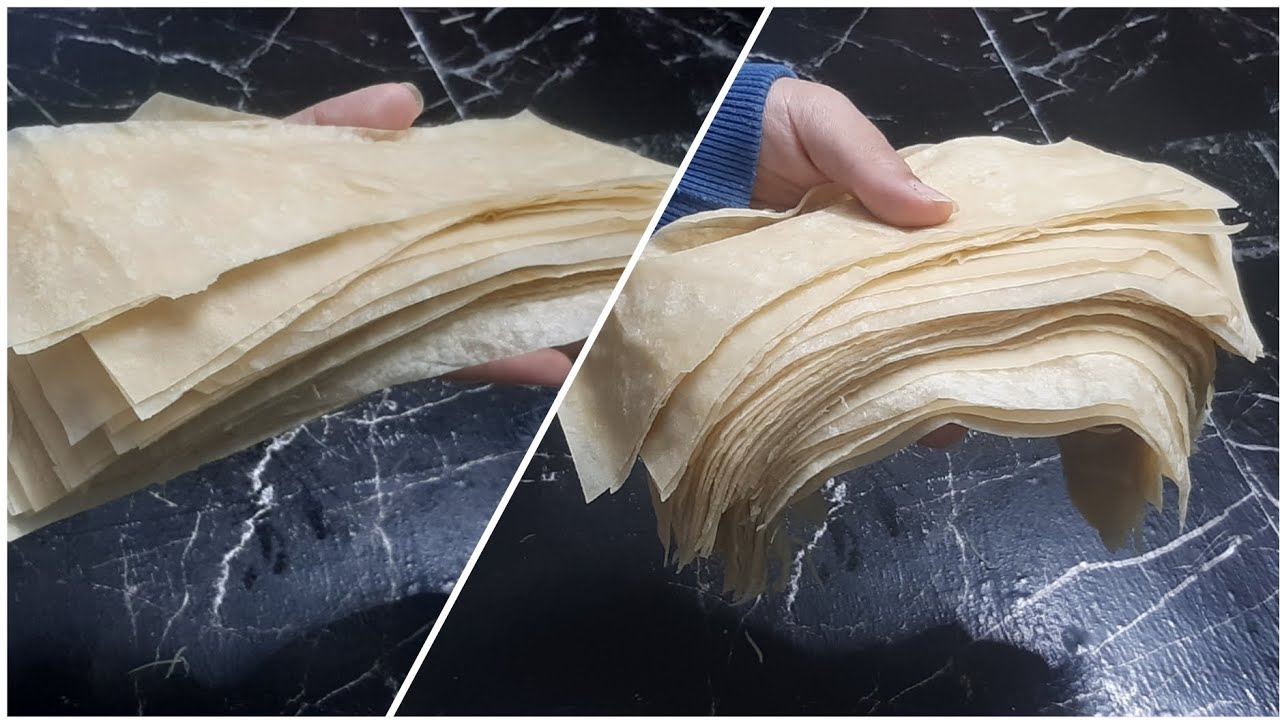 مش هتشتريهامن برا تانى ❗بنص كيلودقيق❗هتعمليها احلي من برا❗عجينه السمبوسه من اول العجن لغايه التسويه❗