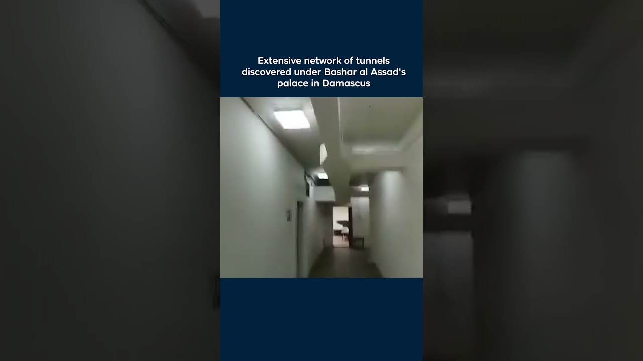 Extensive network of tunnels discovered under Bashar al Assad&rsquo;s palace in Damascus
