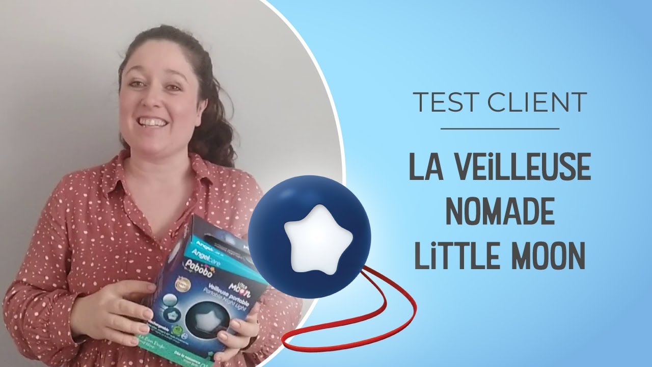 LA PETITE VEILLEUSE NOMADE LITTLE MOON PABOBO - BERCEAU MAGIQUE