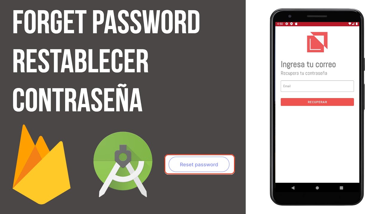 Android Studio - Forgot password / Restablecer contraseña Pt. 6 | Diseño Material 2020