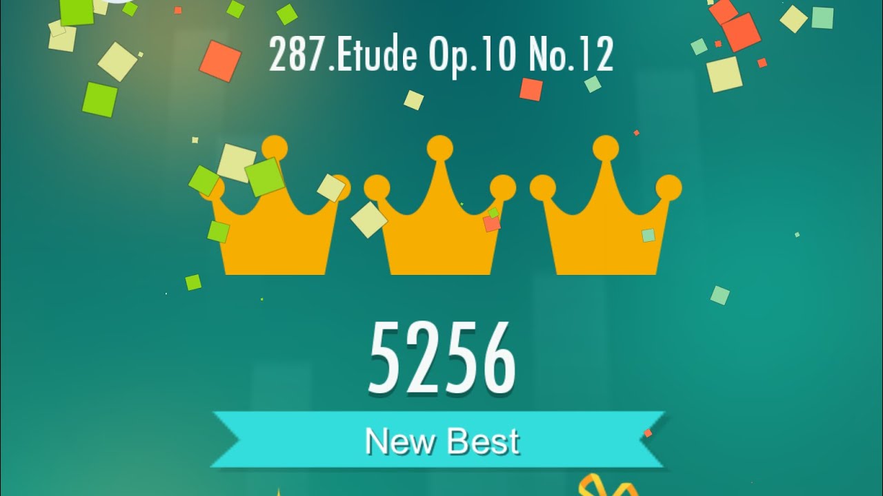 Piano Tiles 2 - Etude Op.10 No.12 - 5256 (2 mistakes)