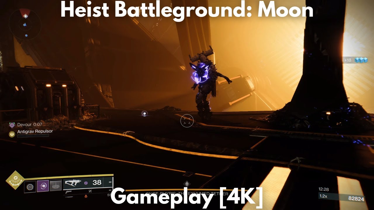Heist Battleground: Moon, Gameplay [4K] - Destiny 2, Season of the Seraph