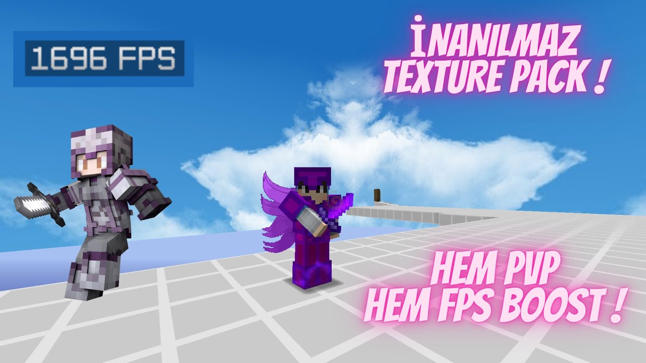 İNANILMAZ TEXTURE PACK ! |FPS + PVP|  -SonOyuncu Titanyum