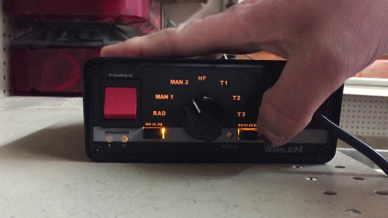 New Whelen siren tones