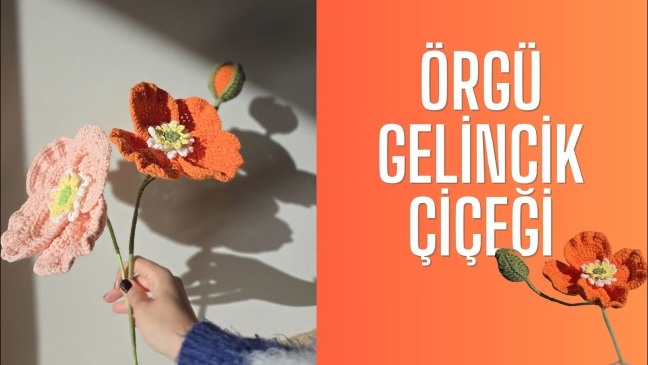BU ZARİF GELİNCİĞİ ÖRMEDEN GEÇME / ADIM ADIM ANLATIM ❤️