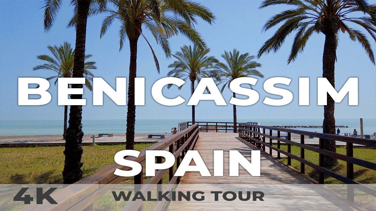 Benicassim Spain 🇪🇸 Walking Tour | Discover Costa del Azahar 4K
