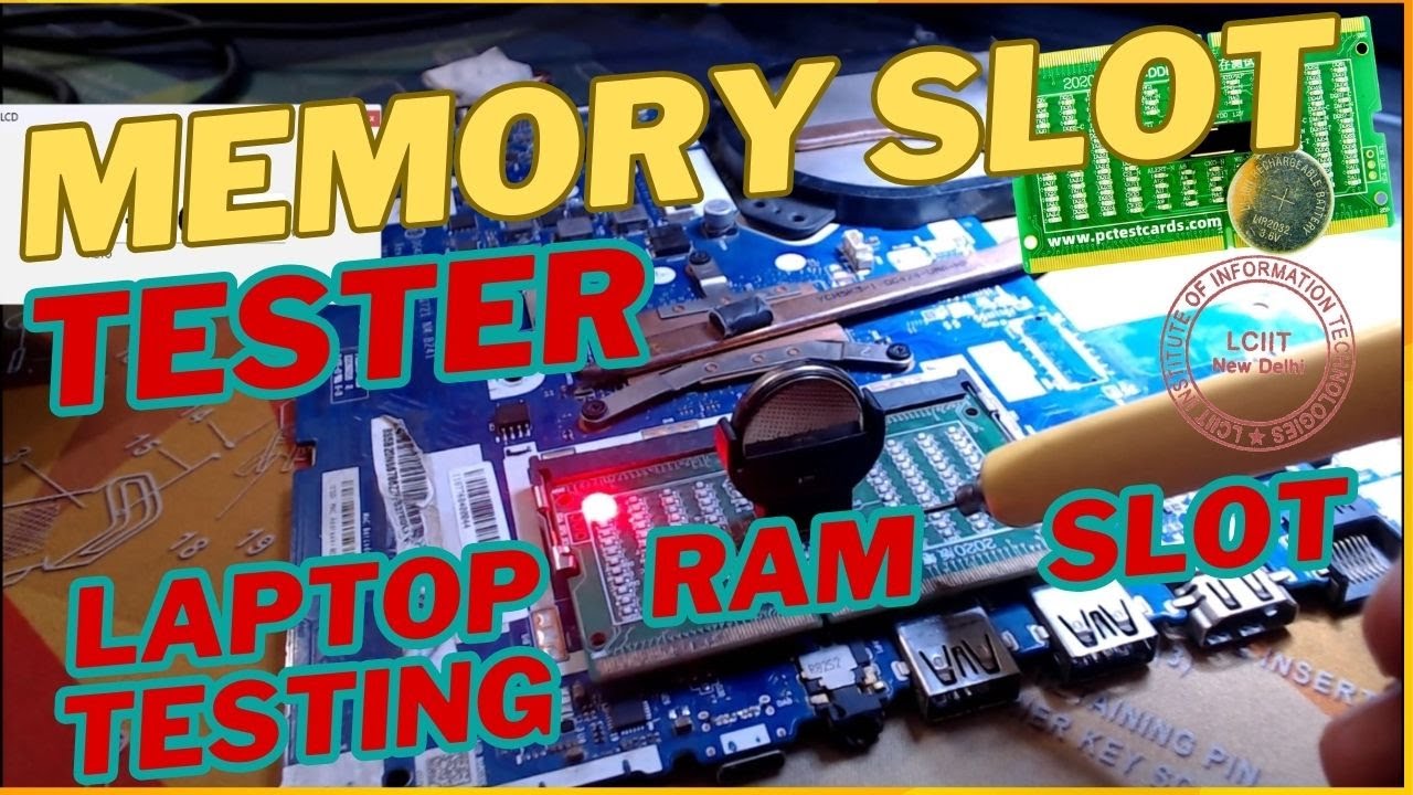 How to Test Laptop RAM Slots with  Memory Slot Tester for No Display Troubleshooting