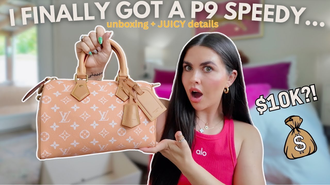HOW I GOT THE LOUIS VUITTON P9 SPEEDY!l + unboxing! 🍑👜