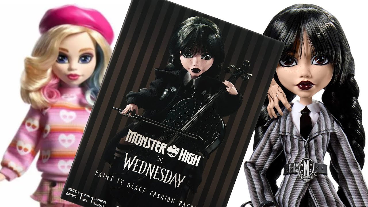 ОБЗОР кукол МОНСТЕР ХАЙ по сериалу УЭНСДЕЙ! Эннид, Венсдей и Фешн Пэк #wednesday  x #monsterhigh