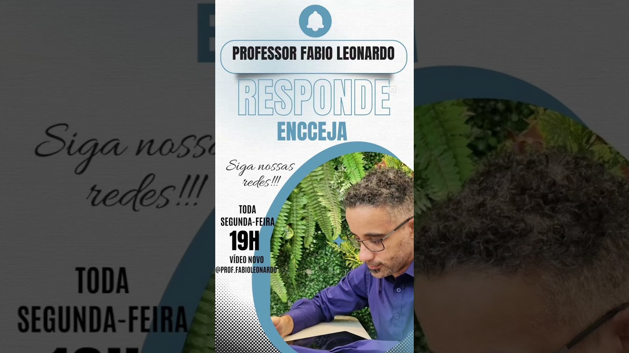 ENCCEJA - Faça sua pergunta! 