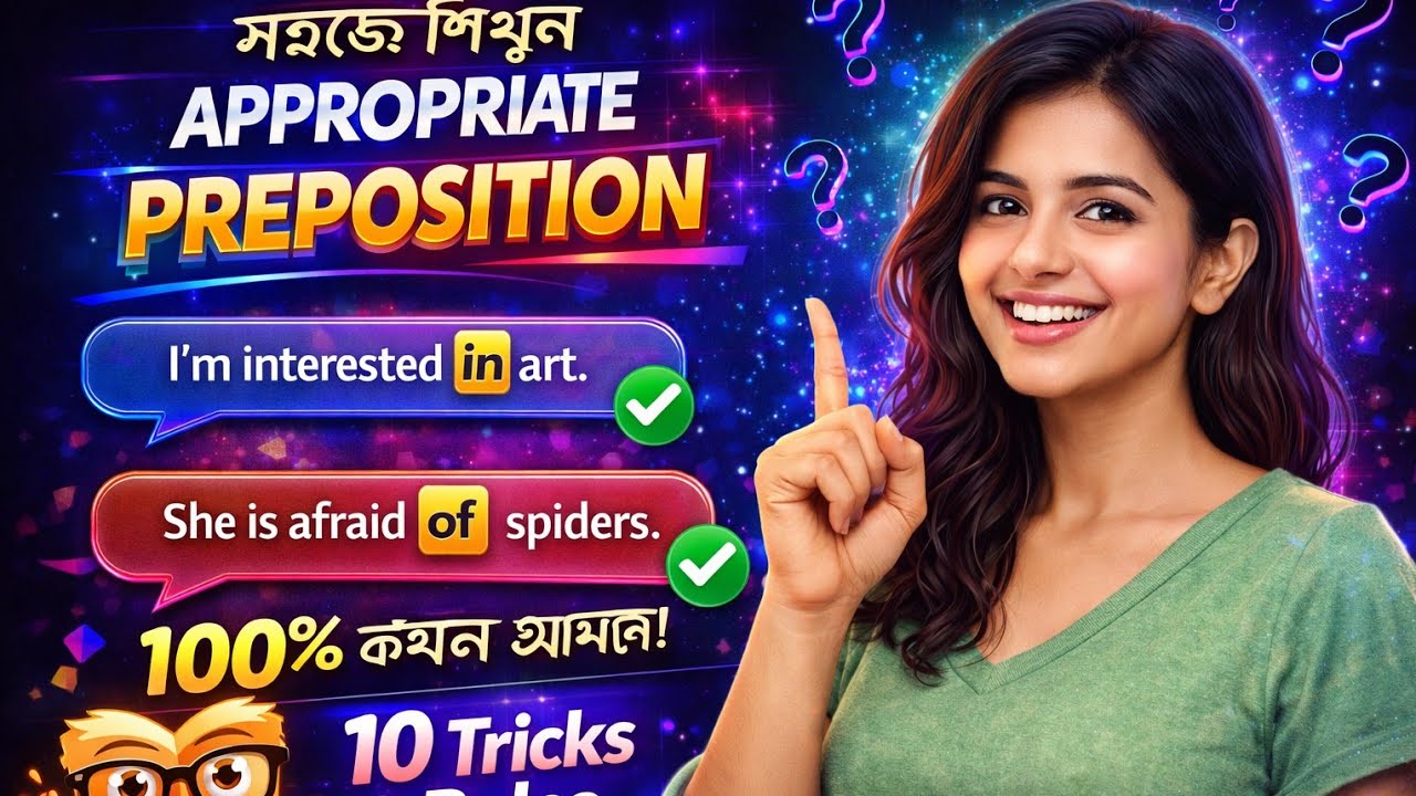 Most Important Preposition for All the Exams//Preposition for All Competitive Exams 