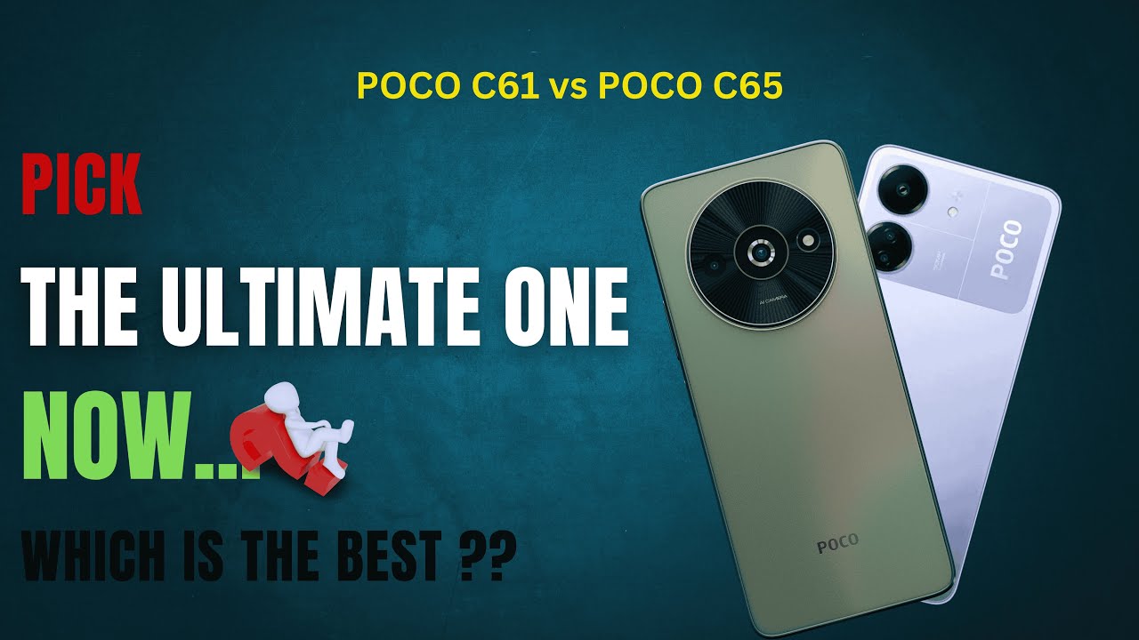 POCO C61 vs POCO C65 | Full Comparison ⚡ Which One Is Better?