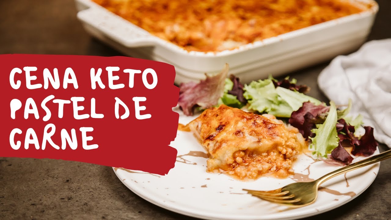 PASTEL DE CARNE KETO EXPRESS - Una cena keto para principiantes MUY fácil y rápida
