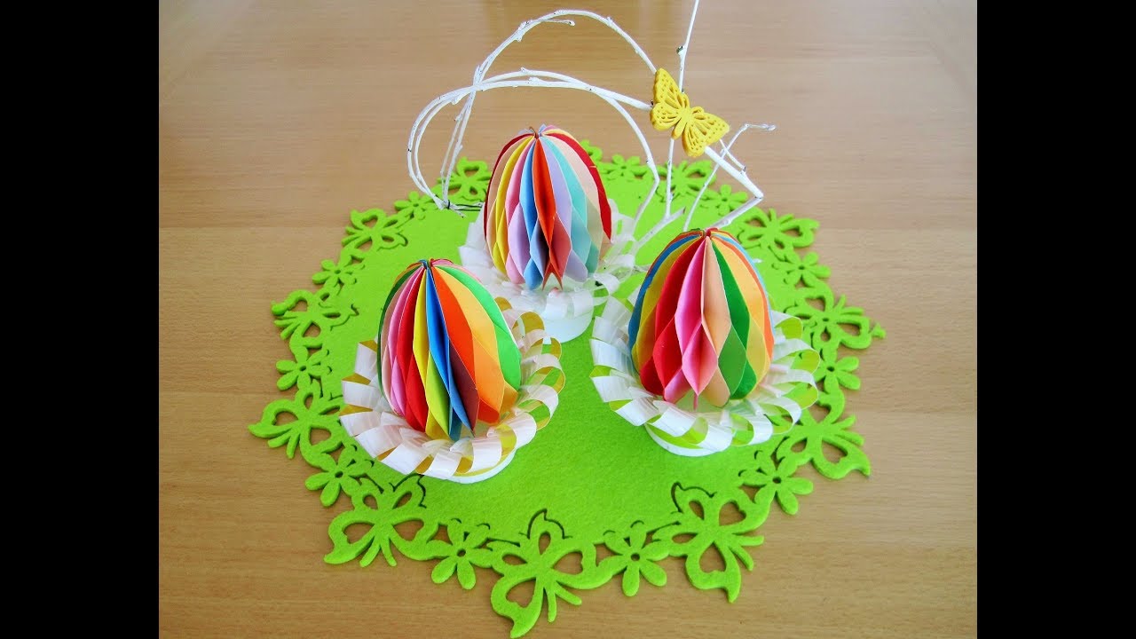 DIY: Ostereier aus Notizzetteln/ Easter eggs from sticky notes