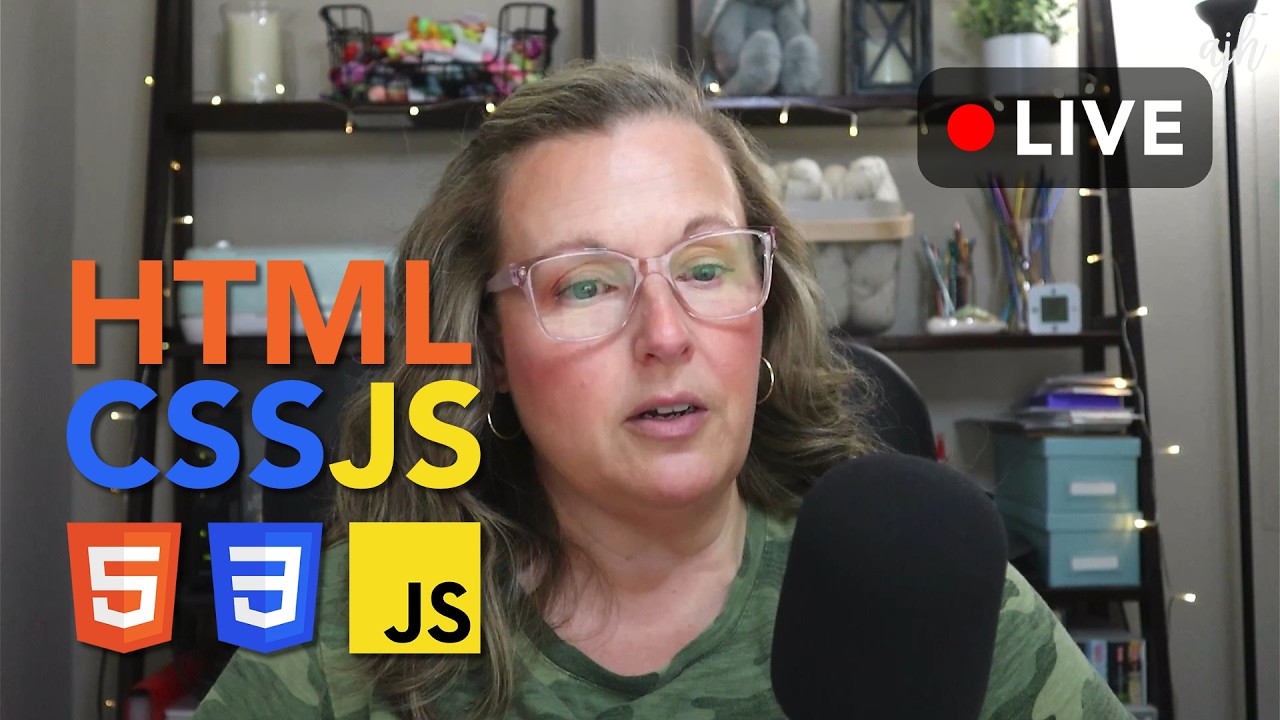 LIVE | HTML, CSS + JavaScript Complete Website Project | Part 15