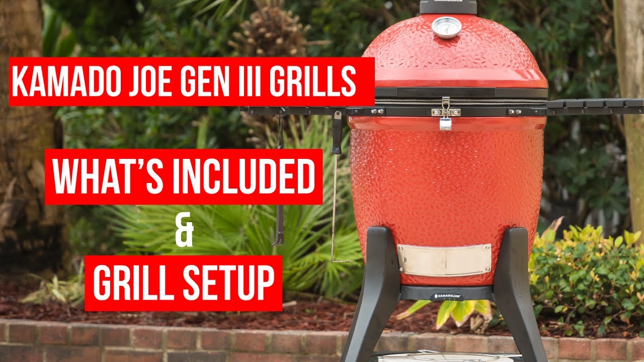 Kamado Joe Classic III & Big Joe III | What It Includes And How To Setup