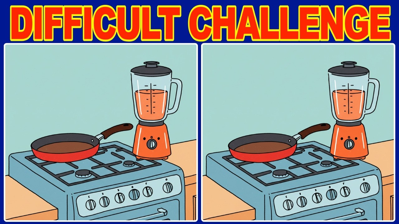 【Spot the difference】⚡ Brain Game:99% People Give Up!