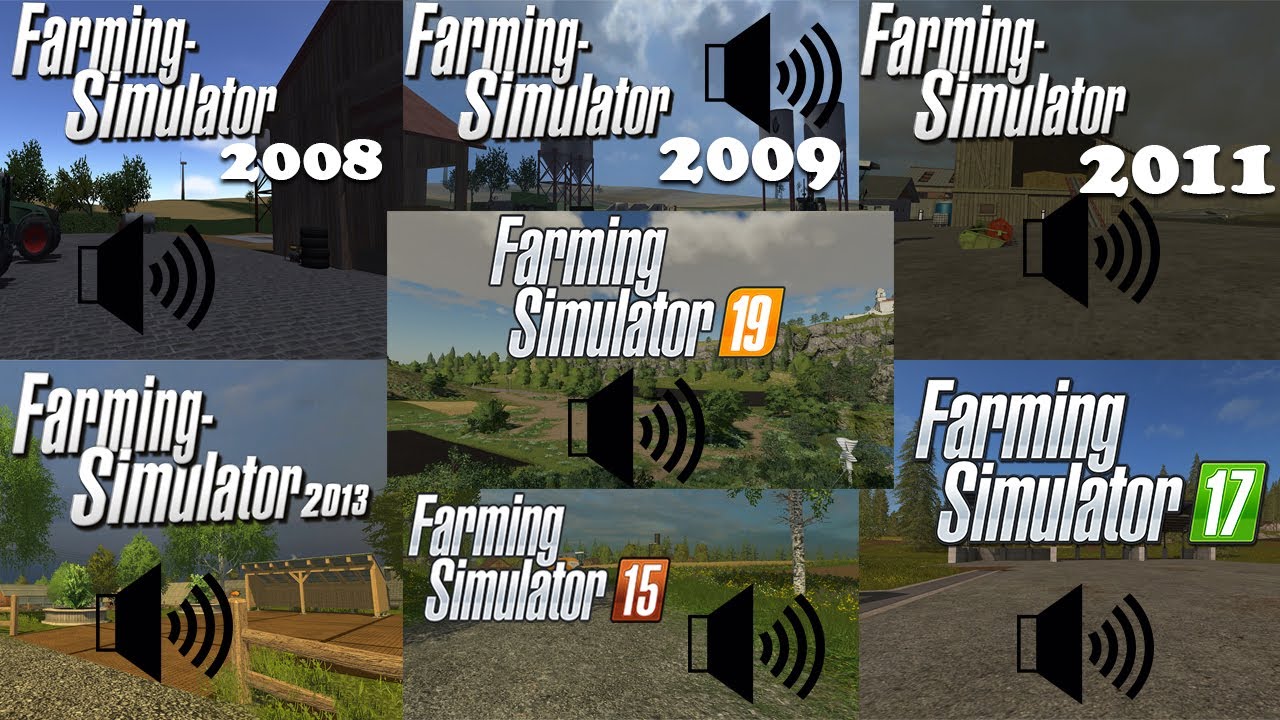 EWOLUCJA DŹWIĘKU OTOCZENIA I MASZYN - FS 19 VS FS 17 VS FS 15 VS FS 13 VS FS 11 VS FS 09 VS FS 08!