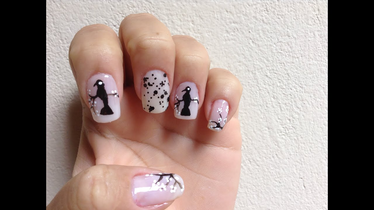 Decora&ccedil;&atilde;o de unhas p&aacute;ssaro com passo a passo