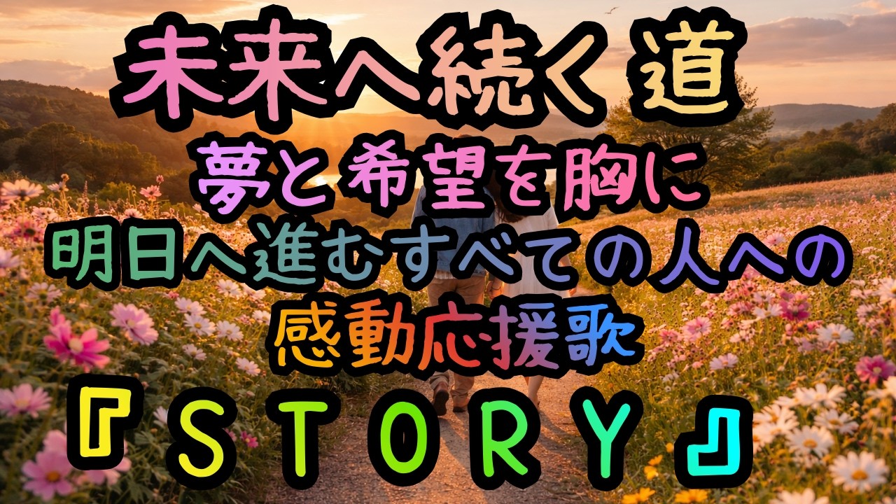 未来へ続く道｜夢と希望を胸に明日へ進むすべての人への感動応援歌『STORY』#応援歌#希望の歌#前向きソング#未来へ続く道#感動ソング