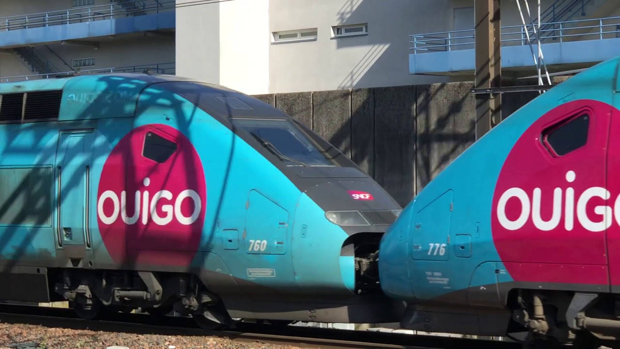 Passage en gare de Massy TGV le 17 avril 2018