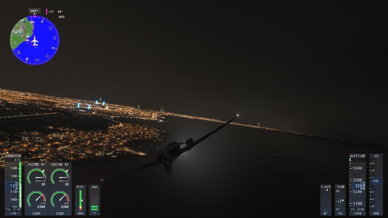 Istanbul Night Flight – Diamond DA62 | FS2024