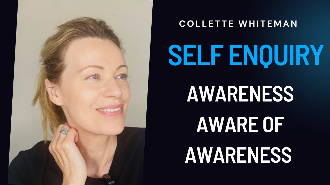 Awareness aware of awareness. Simply becoming aware of yourself.