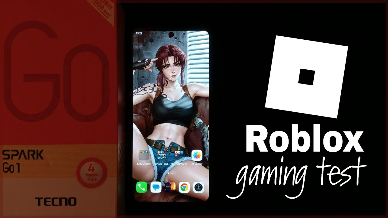 Tecno Spark Go 1: Gaming test - Roblox