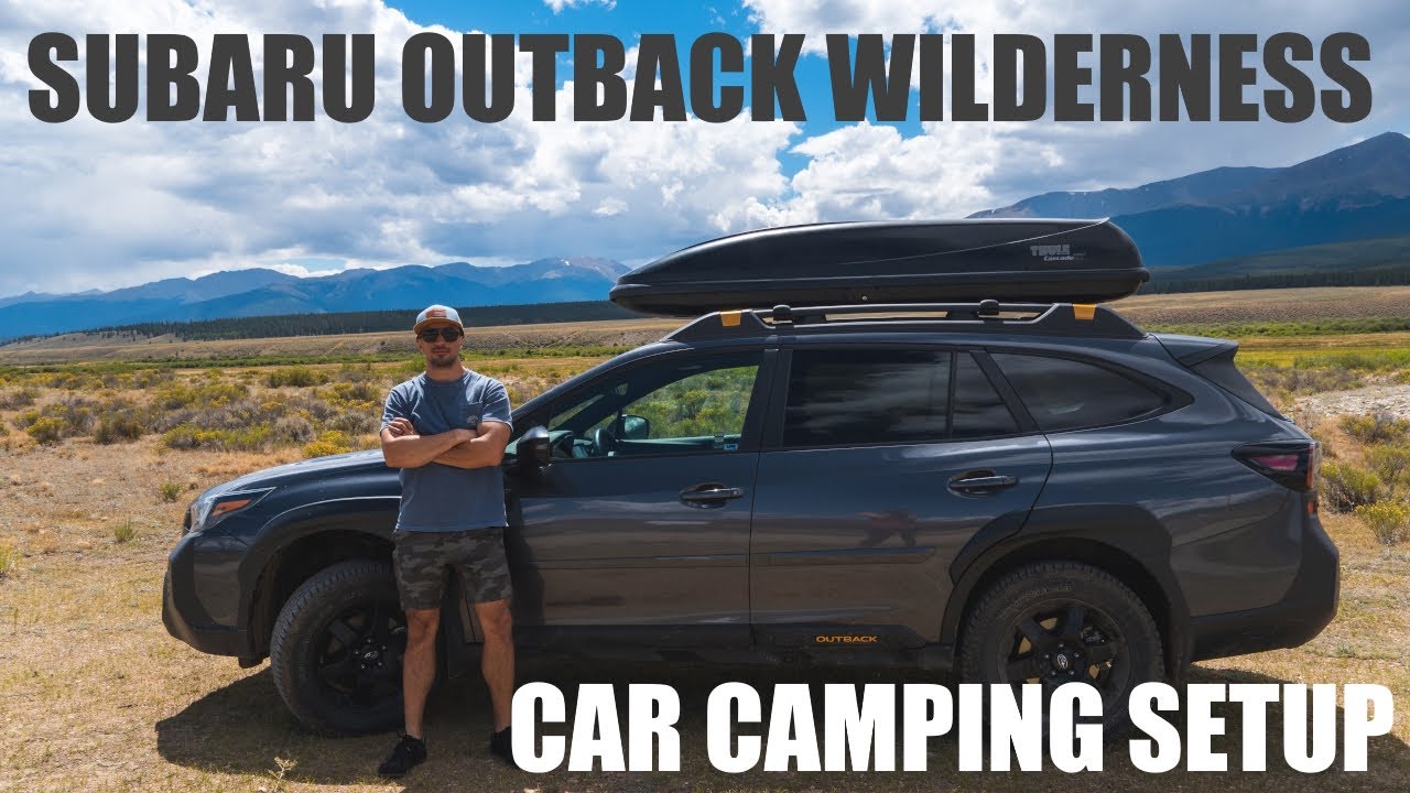 No Build Subaru Outback Wilderness Car Camping Setup