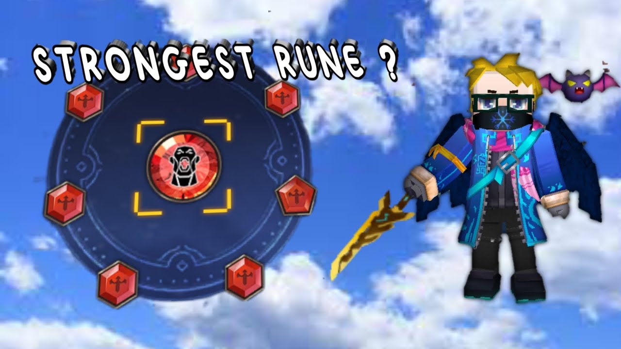 I Used Sword Rune In Bedwars | Blockman Go