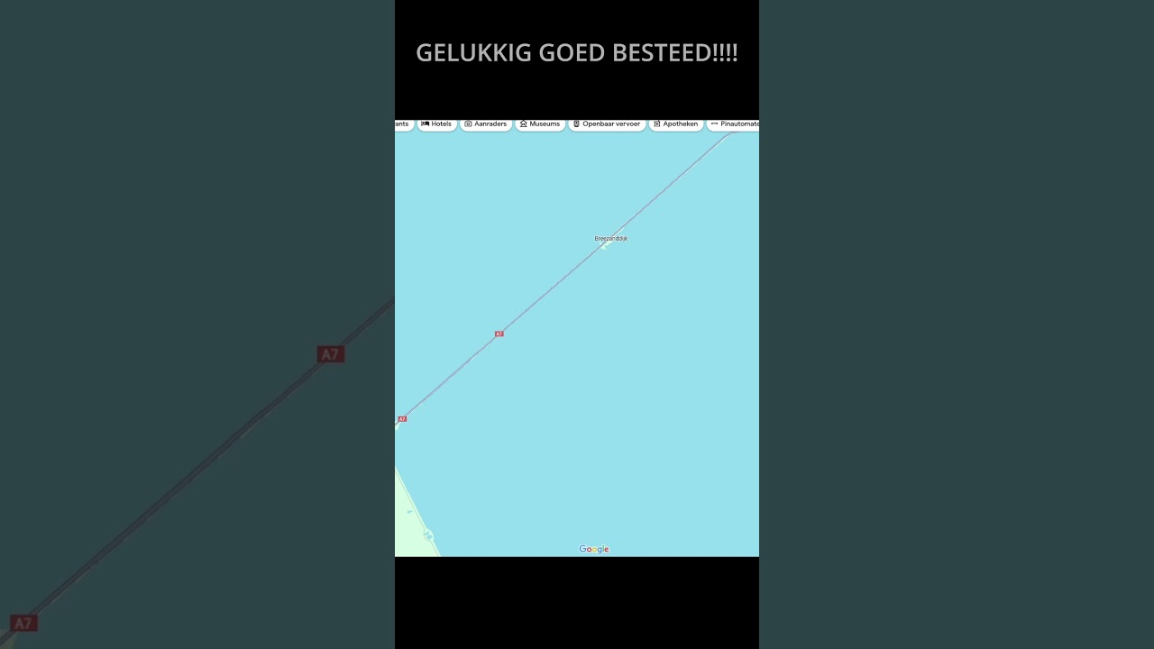 A7 Afsluitdijk (met een beetje regen)GEWELDIG WEGDEK