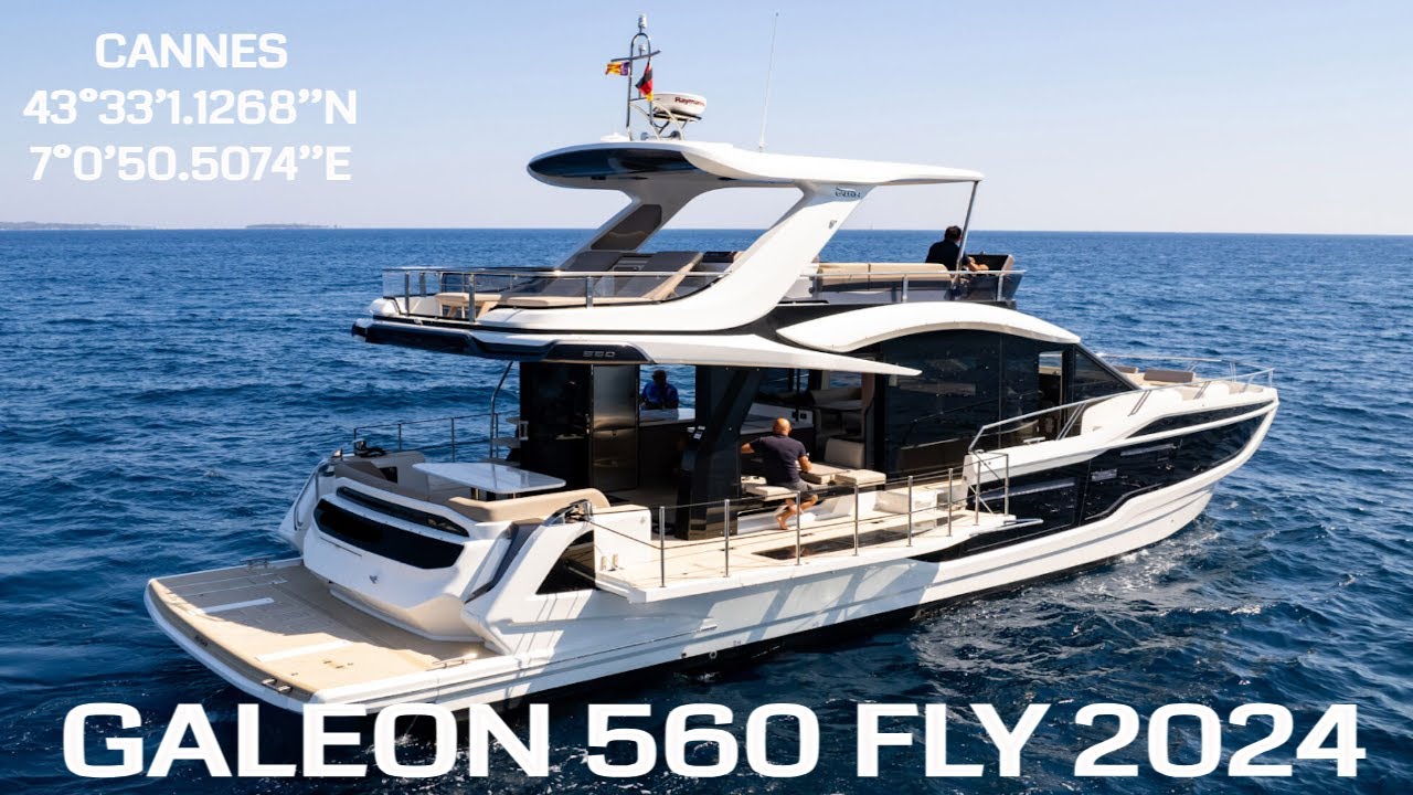 Galeon 560 Fly 2024 — сочетание инноваций и стиля